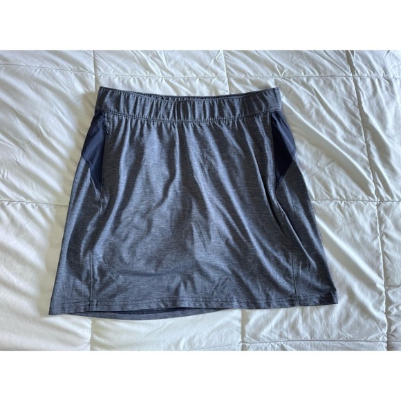 Columbia Skort Womens Medium Blue Stretch Pockets Performance Hiking Workout EUC - Picture 1 of 12